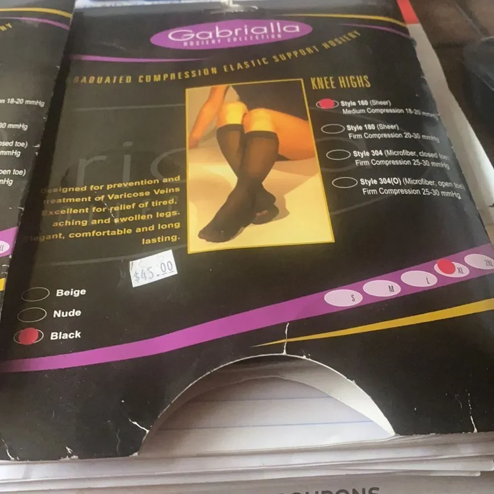 *Lot of 2* Elastic Support Knee highs